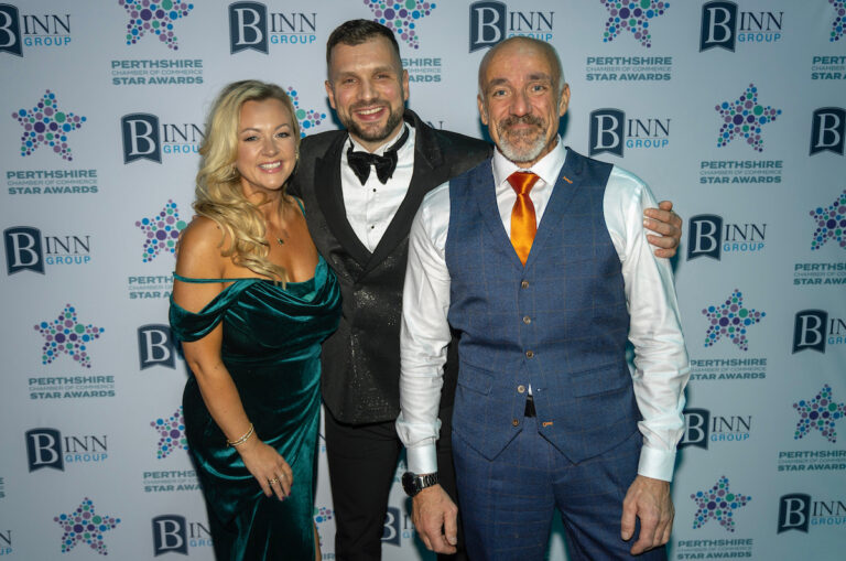 Perthshire Chamber of Commerce Business Star Awards 2024.....Crieff Hydro Hotel
Health and Wellbeing Business of the Year Winner Kevin Cuthbert 
Picture by Graeme Hart.
Copyright Perthshire Picture Agency
Tel: 07990 594431