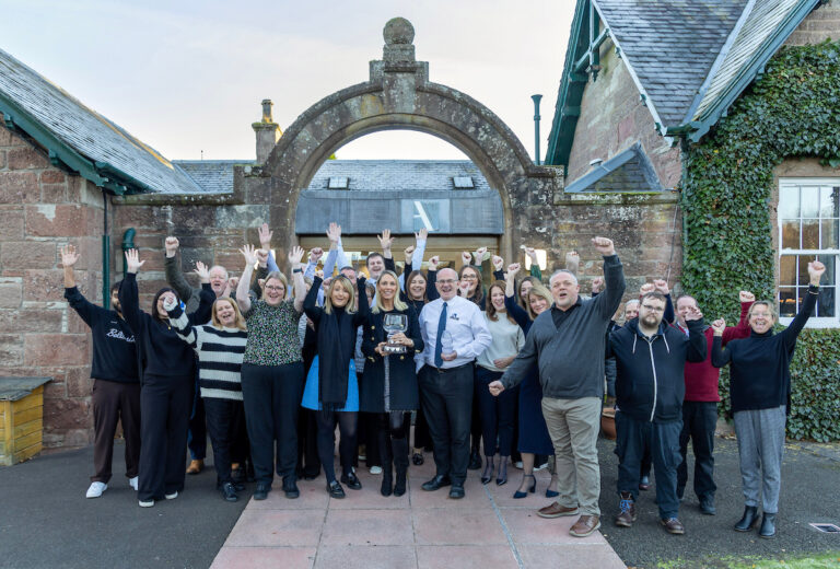 Perthshire Chamber of Commerce Business Star Awards 2024.....
Perthshire Business of the Year, Winner Keira Proctor and her team from The A Proctor Group pictured
with their trophy.
Picture by Graeme Hart.
Copyright Perthshire Picture Agency
Tel: 07990 594431