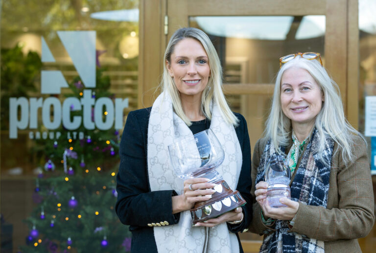 Perthshire Chamber of Commerce Business Star Awards 2024.....
Perthshire Business of the Year, Winner Keira Proctor (left) from The A Proctor Group pictured with 
Perthshire Chamber of Commerce Chief Executive Vicki Unite.
Picture by Graeme Hart.
Copyright Perthshire Picture Agency
Tel: 07990 594431