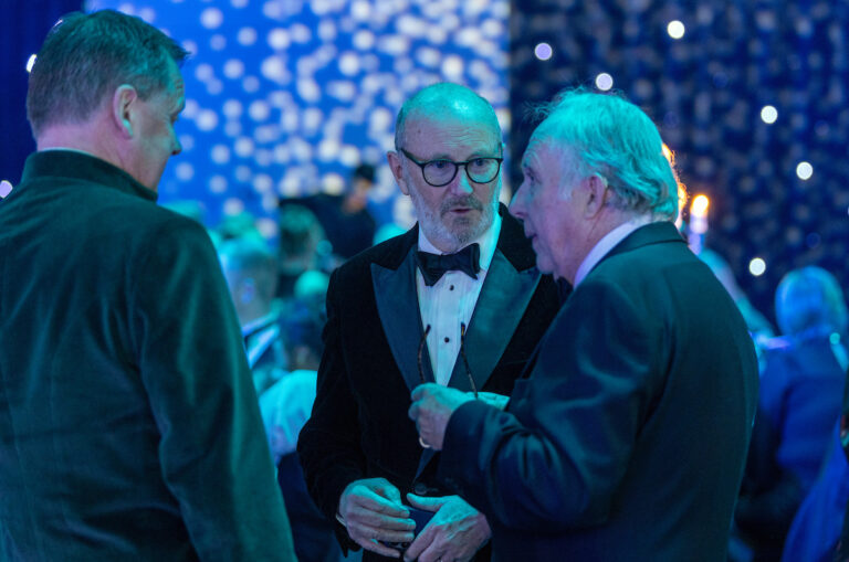 Perthshire Chamber of Commerce Business Star Awards 2024.....Crieff Hydro Hotel
Host Fred MacAulay talking with Stephen Leckie and James Denholm
Picture by Graeme Hart.
Copyright Perthshire Picture Agency
Tel: 07990 594431