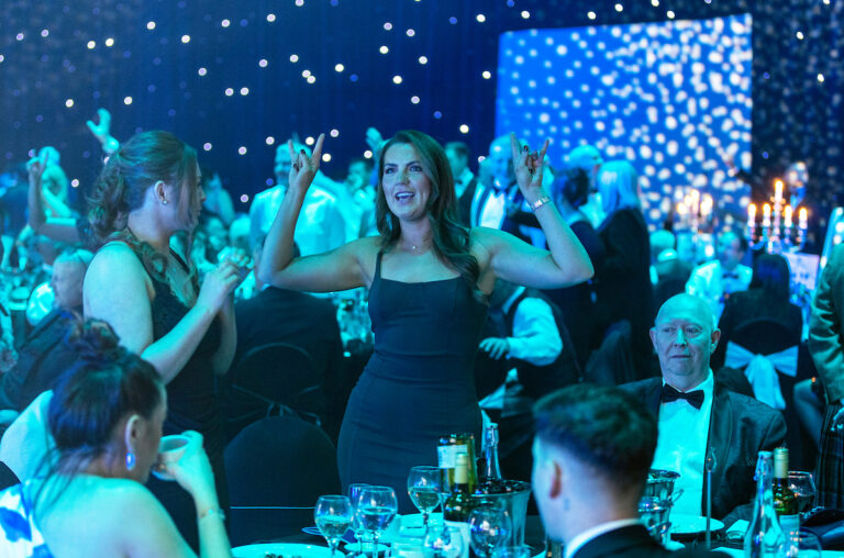 Perthshire Chamber of Commerce Business Star Awards 2024.....Crieff Hydro Hotel
Guests playing a game of 80's or 90's music hits.
Picture by Graeme Hart.
Copyright Perthshire Picture Agency
Tel: 07990 594431