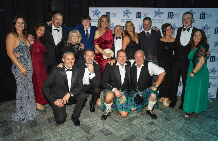 Perthshire Chamber of Commerce Business Star Awards 2024.....Crieff Hydro Hotel
The team from the Binn Group
Picture by Graeme Hart.
Copyright Perthshire Picture Agency
Tel: 07990 594431